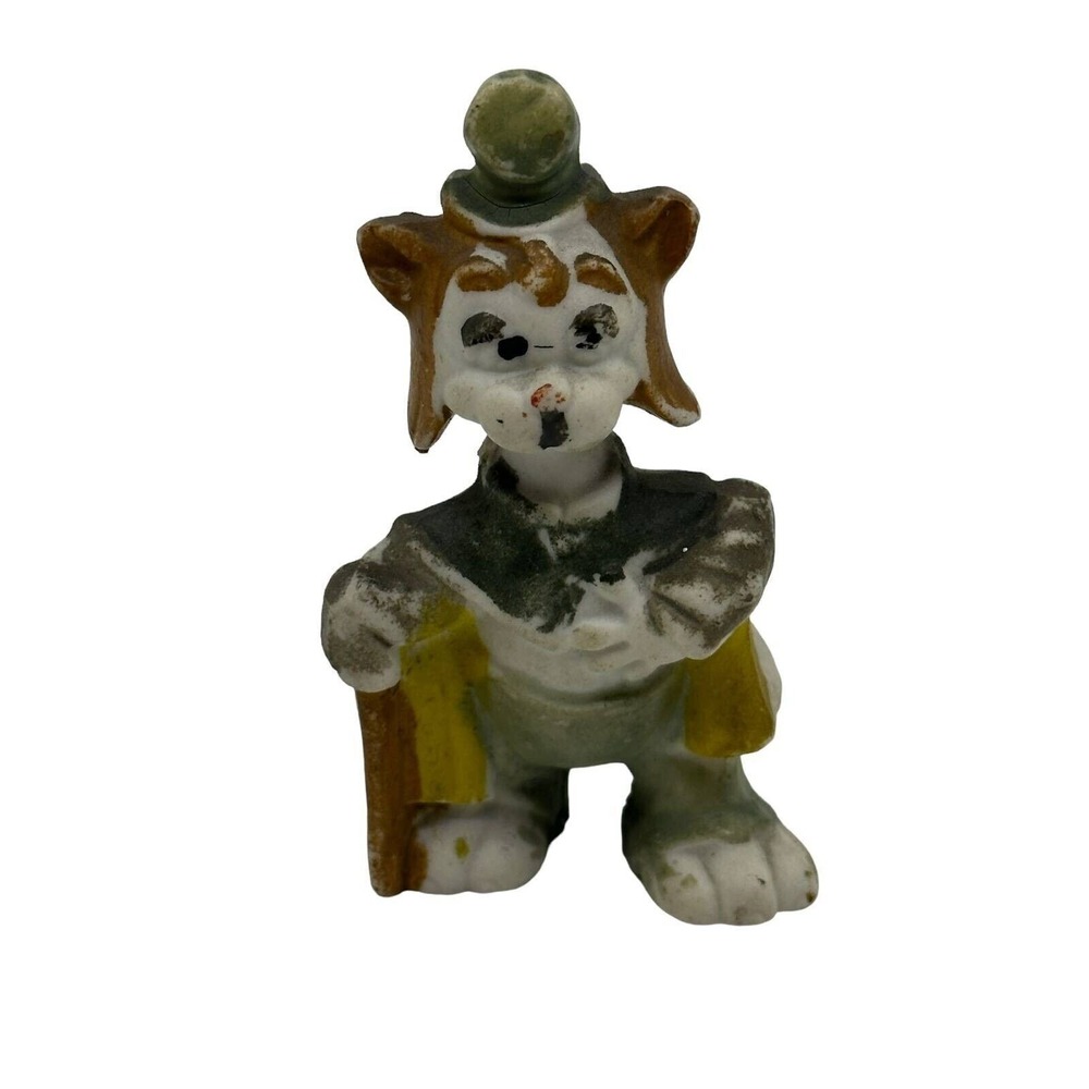 Vintage Disney Figurine‎ Honest John Fox Pinocchio Ceramic Cold Paint Japan 2.5"